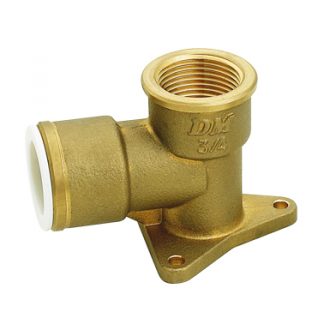 BFEB - Brass Flange Elbow BSP(P) Thread
