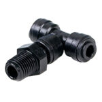 MTS - Male Tee Swivel BSPT(PT) Thread