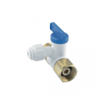 CVA - Hand check valve Connector OD Tube - M.xF. Thread BSPP - Abzweighahn mit integriertem Rückschlagventil